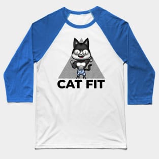 cat fit Baseball T-Shirt